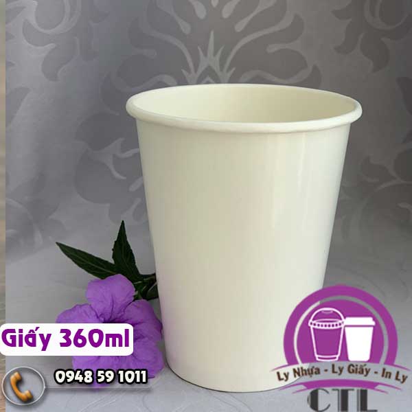 Ly giấy 14oz 360ml (1.000 ly / thùng)