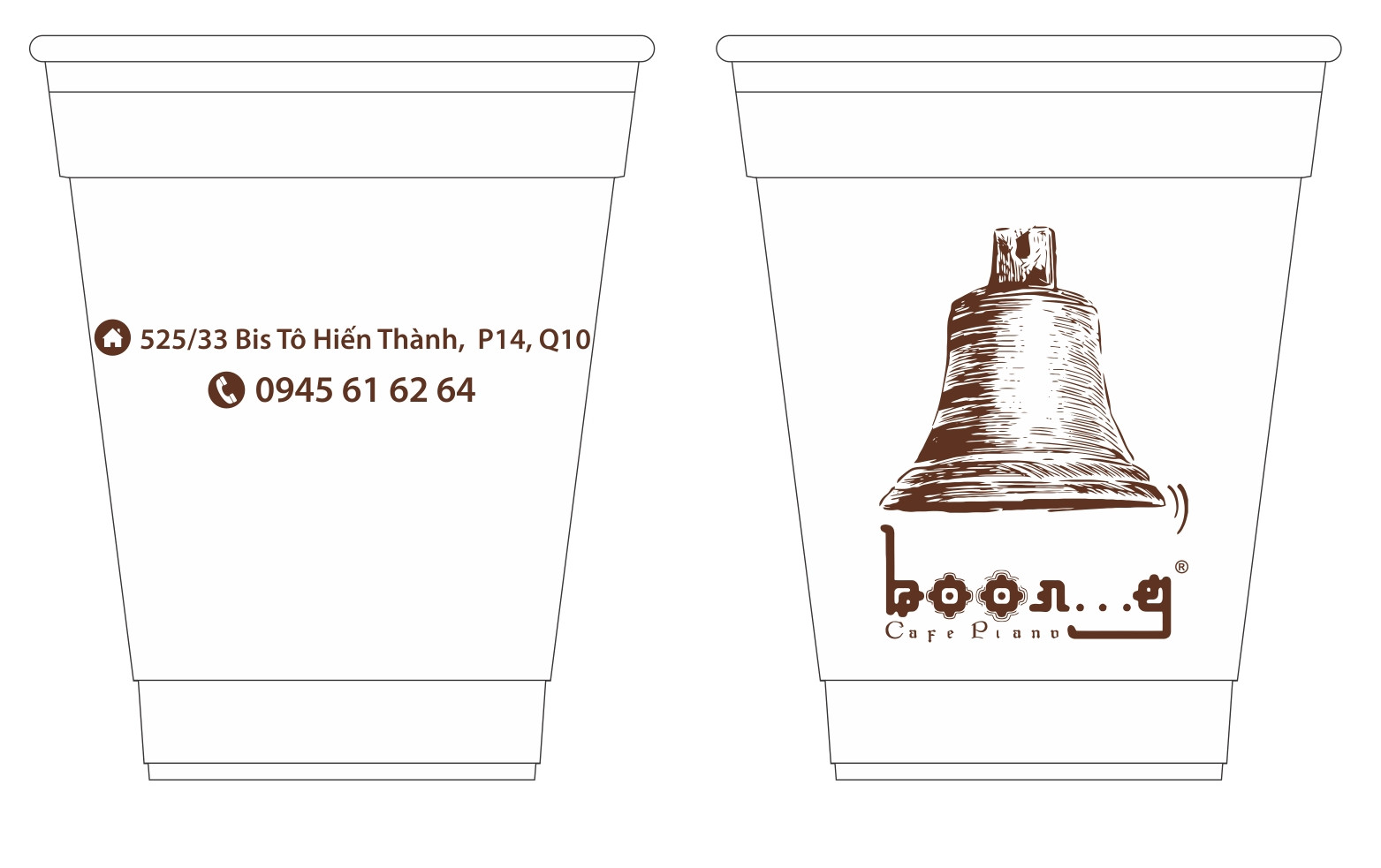 99+ Mẫu logo đẹp để in lên ly cho quán cà phê – trà sữa (thiết kế miễn phí)