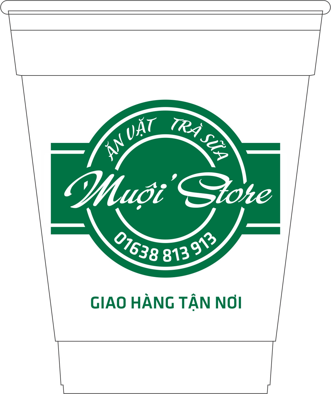 99+ Mẫu logo đẹp để in lên ly cho quán cà phê – trà sữa (thiết kế miễn phí)